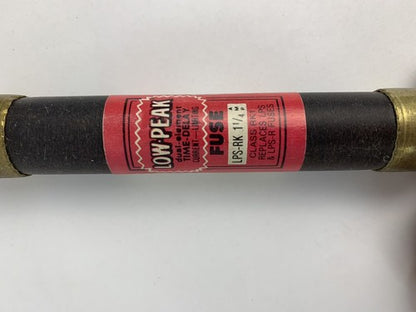 Bussman Low-Peak Dual Element Time Delay LPS-RK 1 1/4A 600V Fuse "Lot of 6"1