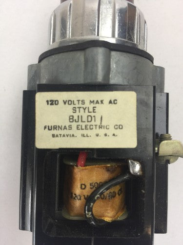 FURNAS BJLD11 OIL TIGHT PILOT LIGHT 120VAC 1