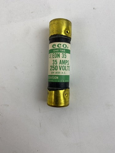 Economy Fuse EON35 35A 250V Fuse "Lot of 9"1
