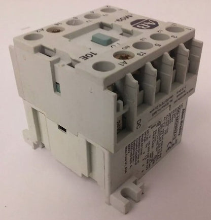 ALLEN BRADLEY 100-M09NZ*3 SER. A CONTACTOR AC-500V-20A, 600V MAX 12A, 24VDC COIL1