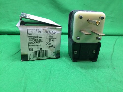 LEVITON 9630-P 2-P, 3-W STRAIGHT BLADE PLUG 9630P0