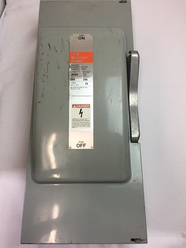 ITE JN324 VACU-BREAK SWITCH WITH CLAMPMATIC CONTACTS 200 AMPS 240 VAC0