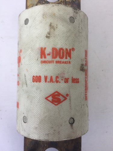 SHAWMUT A4BY1200 AMP-TRAP CURRENT LIMITING FUSE TYPE 55L 1200AMP 600VAC K-DON 5