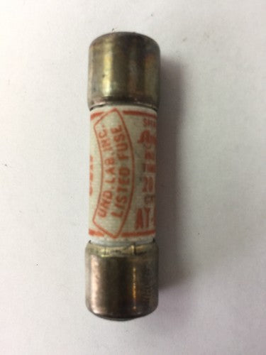 SHAWMUT AMP-TRAP AT-DE 20 DUAL ELEMENT TIME DELAY FUSE 20AMP 250VAC (LOT OF 10)4