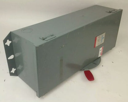 CHALLENGER RHD323SNC FUSIBLE SAFETY SWITCH 3PH 100A 240V 30HP TYPE 3R RAINPROOF6