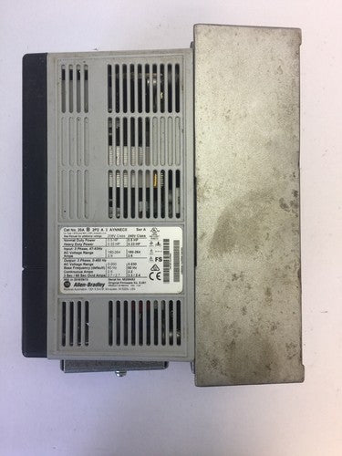 ALLEN BRADLEY POWER FLEX 70 20AB2P2A3AYNNEC0 AC DRIVE SERA INPUT 180-264VAC 2
