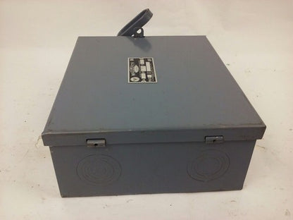 WADSWORTH 8963R ENCLOSED SAFETY SWITCH, 60A, 240V, 3P, HORSE POWER 15-30, NEW8