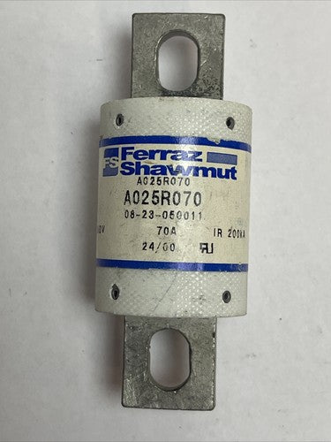 FERRAZ SHAWMUT A025R070 PROTISTOR FUSE 70AMP 250VAC0