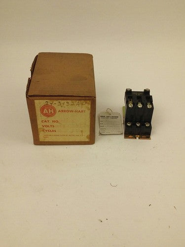 ARROW HART & HEGEMAN 27723U MAGNETIC CONTACTOR, 240V, F.L. 20A, L.R. 120A, NIB0