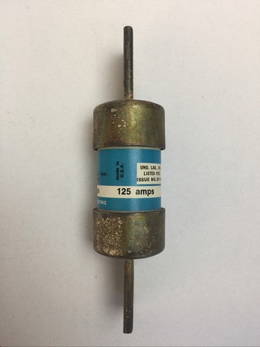 GE GF8B125 CLF FUSE 600VAC 125AMP CLASS J5