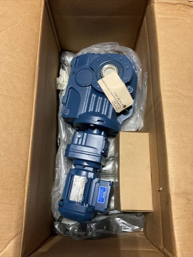 SEW-EURODRIVE KA77/TR37DRS71S4 SPEED REDUCER AND GEARBOX RPM 1700/2.7 HP .500