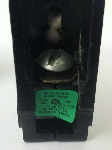 GENERAL ELECTRIC TQ1115 CIRCUIT BREAKER 1P 120/240VAC 2W 15A TYPE TQ (LOT OF 2)1