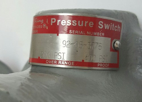  Adjustable Pressure Switch SOR Model 12S- M45 1-16 PSI SER 92-05-3775 NEW 2