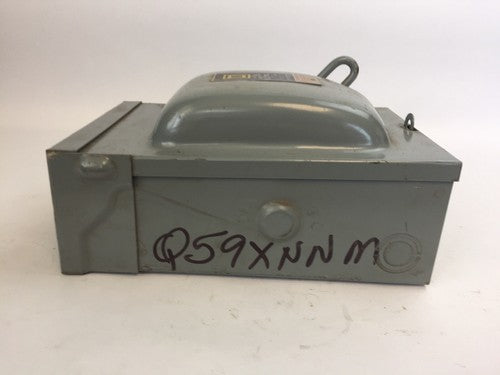 SQUARE D H221NRB SERIES D1 FUSIBLE SAFETY SWITCH 30A 240VAC 125/250VDC 2POLE 4