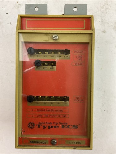 GE 568B604G2 SOLID STATE TRIP DEVICE TYPE ECS0