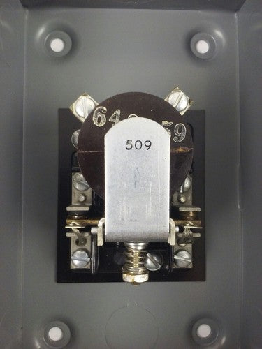 CUTLER HAMMER, 9575H770A, 509- A.C. RELAY, NEMA 1, 110V, 60 HZ, 1/4 H.P., NEW 5
