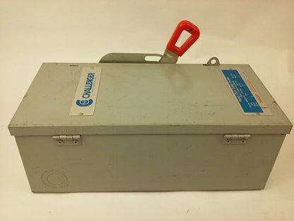 CHALLENGER HDN221SN SAFETY SWITCH, NEMA 1 INDOOR, 30A, 240V, FUSIBLE, NEW8