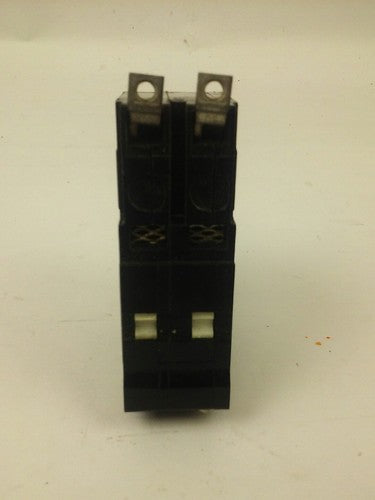 SQ. D  QOB220GFI CIRCUIT BREAKER,  2P, 20A, 120/240V GFI, USED MISSING SCREWS 5