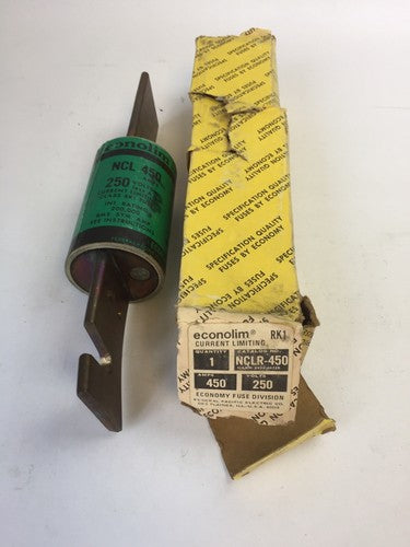 ECONOMY NCLR 450 CURRENT LIMITING CLASS RK1 FUSE 450AMP 250VAC0