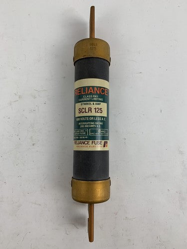 Reliance SCLR125 125A 600V Fuse1