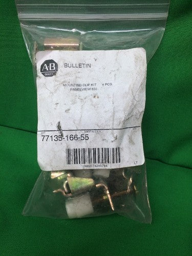 *LOT OF 4* ALLEN BRADLEY 77135-166-55 MOUNTING CLIPS 77135166550