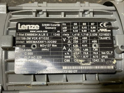SEW-EURODRIVE GST06-2M VCK 071C32 3-MOT EN60034 GEAR MOTOR1
