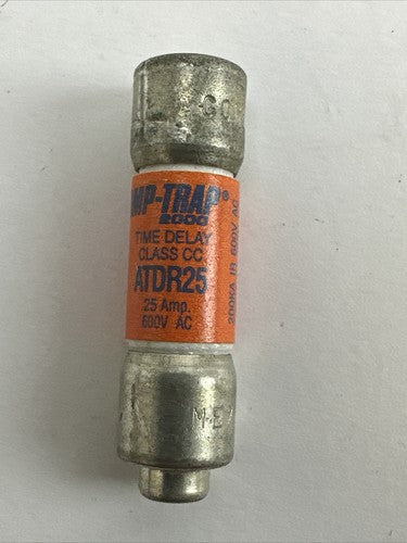 GOULD ATDR25 AMP-TRAP 2000 TIME-DELAY FUSE 25AMP 600VAC 300VDC (LOT OF 6)1
