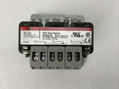 TCI KDRA8LDR KDR DRIVE REACTOR 2.1AMP 3PH 600V0