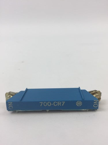 ALLEN BRADLEY 700-CR7 NOMALLY OPEN CONTACT CARTRIDGE TYPE RM RELAY SERIES A1