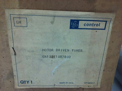 GE CR122E1087B02 MOTOR DRIVEN TIMER, 115/230V, 15/30 MAKE, 3/1.5 BREAK, 60HZ,NEW1