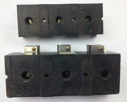 ALLEN BRADLEY 1491-N423 FUSE BLOCK,200AMP, 250 OR 600V, 3P,W/ X-123968, 1491N4235