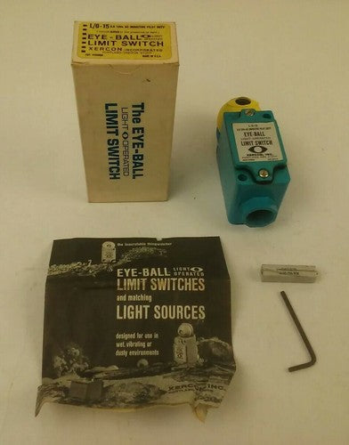 XERCON L/0-15 EYE-BALL LIGHT OPERATED LIMIT SWITCH 3AMP 120VAC, L0-150