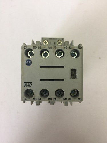 ALLEN BRADLEY 700-CF400D* CONTACTOR  600VAC 25A COIL 24VDC 100-F 0