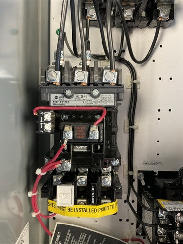 ALLEN BRADLEY 512-AJB-6P-24R COMBINATION STARTER SIZE 0 TYPE 3R, 4, 129