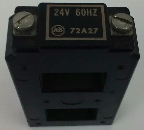 ALLEN BRADLEY 72A27 COIL 24V@ 60HZ, GOOD CONDITION, MINIMAL SIGNS OF WEAR, USED0