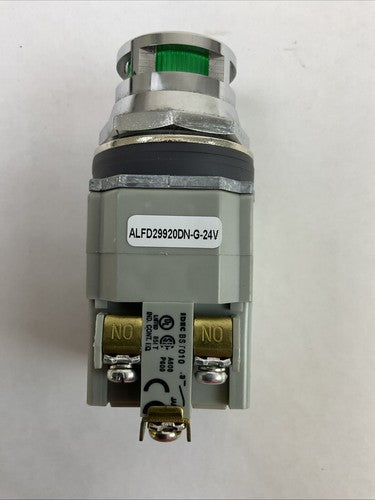 IDEC ALFD29920DN-G-24V PUSH BUTTON ILLUMINATED GREEN0