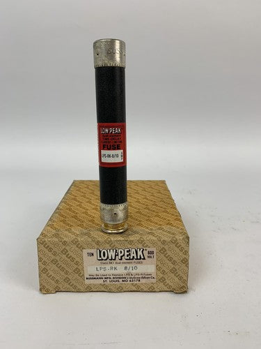 Bussmann Low-Peak Dual Element LPS-RK 8/10 8/10A 600V Fuse "Lot of 10"0