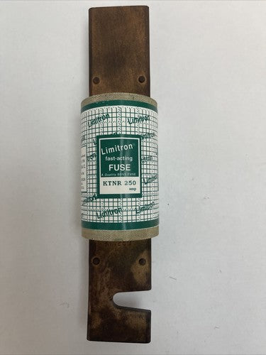 BUSSMANN KTNR 250 LIMITRON FAST-ACTING CLASS K1 FUSE 250AMP 250VAC0