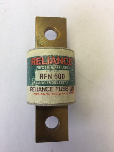RELIANCE RFN600 RECTIFIER FUSE 600 AMP 250 VOLTS2