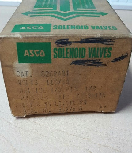 ASCO Red-Hat 8262A31 Solenoid Valve 115/60V2