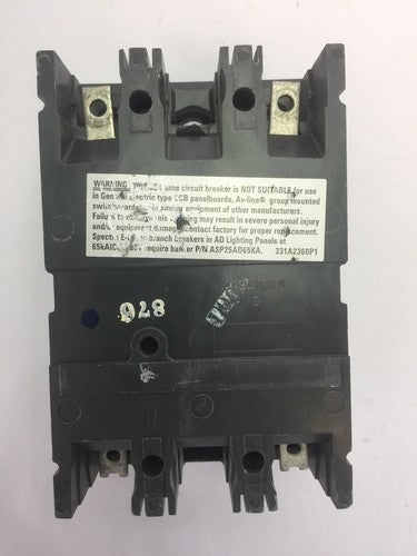 GE SEHA24AT0030 HI-BREAK CIRCUIT BREAKER 480VAC 30A 2P SPECTRA RMS  NO TRIP UNIT5