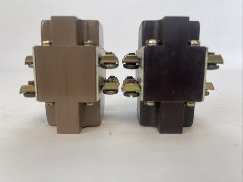 SYLVANIA CLARK PB 600V TYPE H & HO CONTACT BLOCK 2 N.O.-2N.C. CONTACTS(LOT OF 2)4