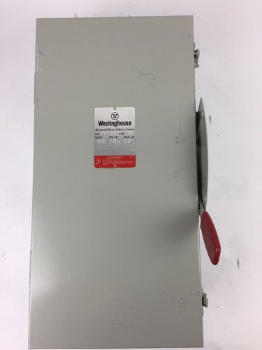 WESTINGHOUSE RGFN323N TYPE 3R RAINPROOF 100 AMP 240 VAC SAFETY SWITCH0