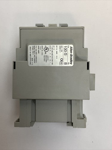 ALLEN BRADLEY 100-C30EJ01 CONTACTOR SER C 600VAC 55A 25HP 3PH COIL 24VDC5