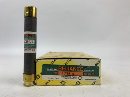 Brush Reliance Time-Delay Dual-Element ECSR1/2 1/2A 600V Fuse "Lot of 10"0