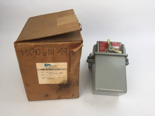 ITE ROWAN 2080-I-11 PUSH BUTTON STATION WITH ZERK 600VAC 6A/125V 3A/250V 1.5A/0