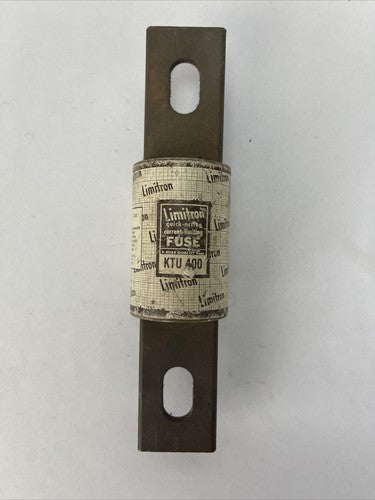 BUSSMAN LIMITRON KTU400 QUICK-ACTING CURRENT LIMITING FUSE 400AMP 600VAC0