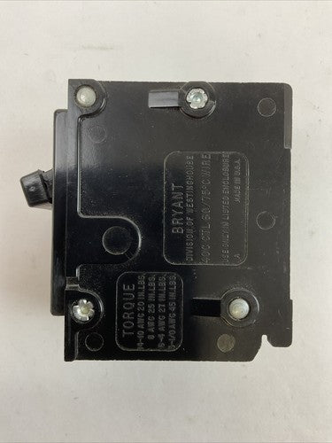 BRYANT BR2100B CIRCUIT BREAKER 2POLE 100AMP 120/240VAC4