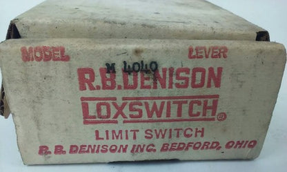 R.B.DENISON M4040 SERIES D PRECISON LIMIT SWITCH, NEMA B600, 600V, 30A, MODEL M1
