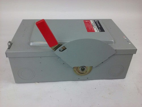 POWER MASTER, G322NFK, SAFETY SWITCH, 60A, 3 POLE, 240V, NON FUSIBLE, USED5